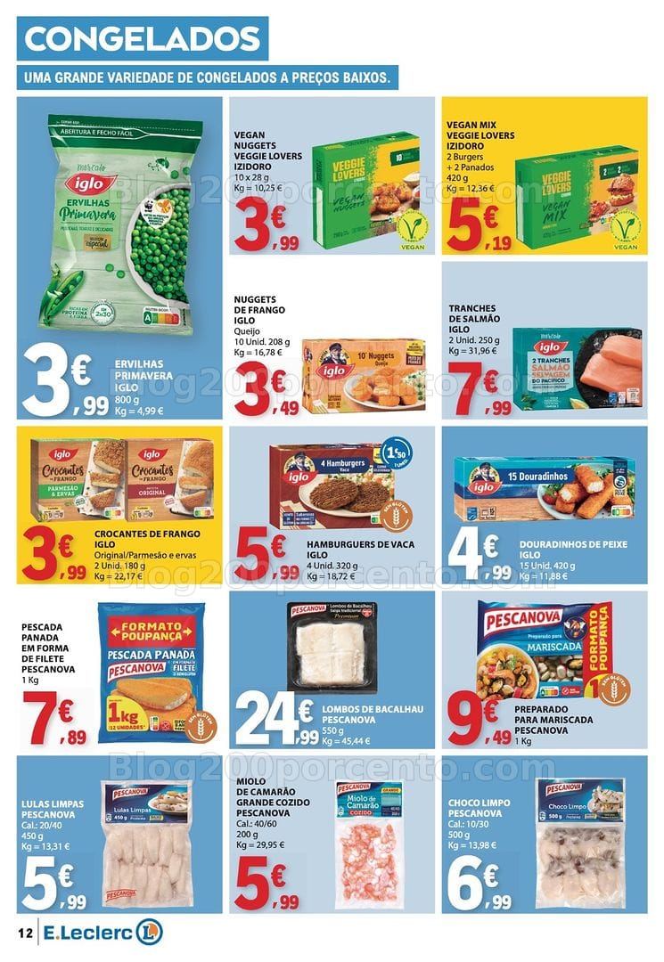 Antevisão Folheto E-LECLERC Promoções de 19 a 25 março